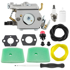 Ferilter C1Q-EL24 carburetor overview showing broad Husqvarna compatibility.