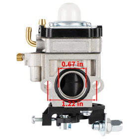 Ferilter primer bulb for easy starting and smooth fuel priming