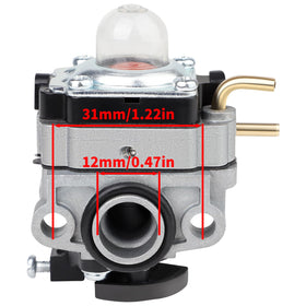 Ferilter Ryobi carburetor assembly view for RY251PH/RY252CS, easy replacement.