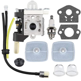 Ferilter SRM210 carburetor assembly view for easy replacement in Echo weed eaters