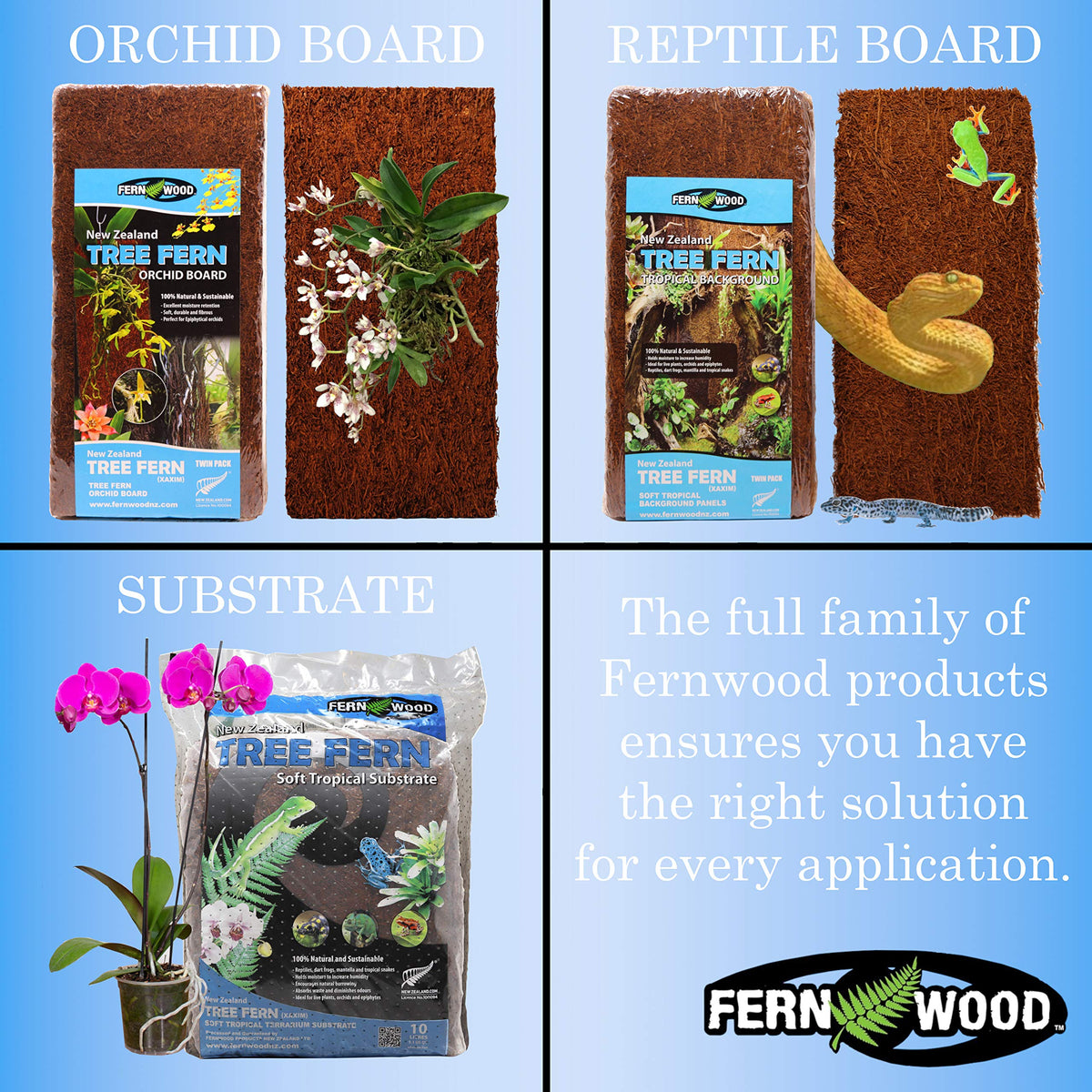 Fernwood Tree Fern Substrate features soft, porous texture for healthier roots.