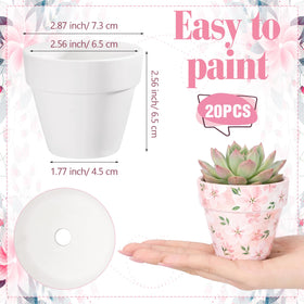 Ferrochef mini ceramic pot with unfinished surface for DIY.