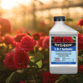 Ferti-Lome 2-N-1 Systemic for roses and flowering plants protection against pests and diseases.
