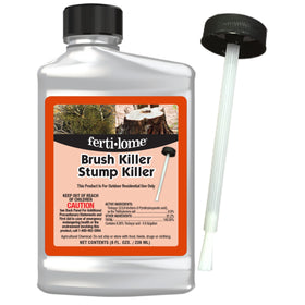 Ferti-lome brush applicator on stump demonstrates direct application for effectiveness