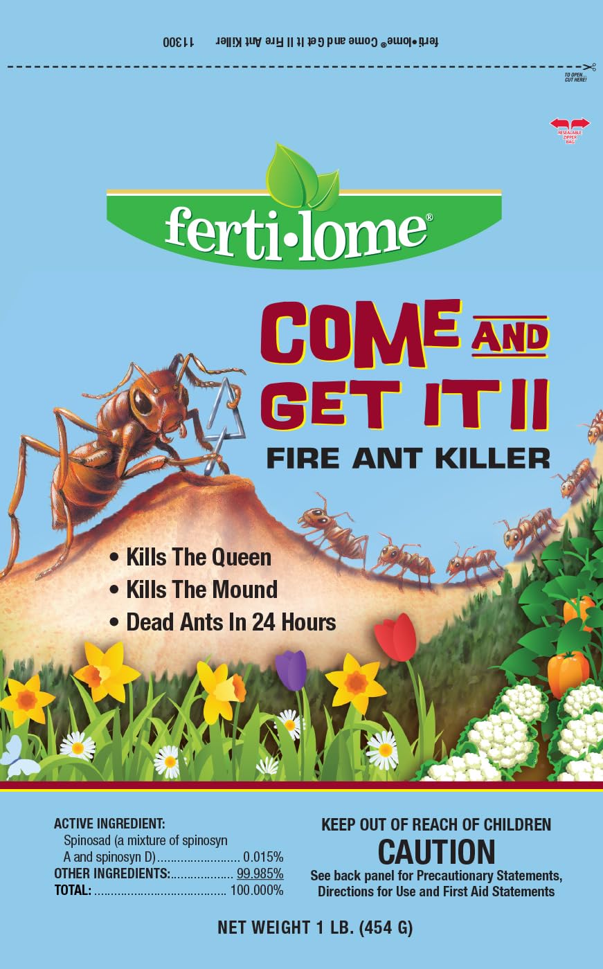 ferti-lome Fire Ant Killer bottle front for easy lawn application