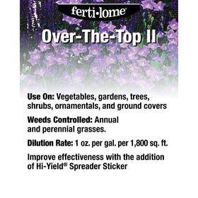 Safe use around vegetables and ornamental plants with Fertilome weed control