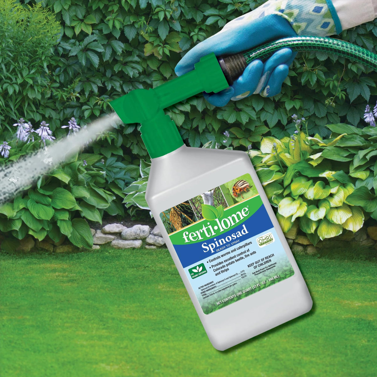 Ferti-lome Spinosad targets bagworms and tent caterpillars on trees and shrubs