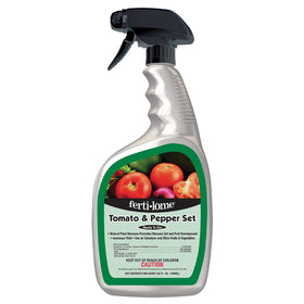 Ferti-Lome RTU bottle shown for easy spray application on tomatoes