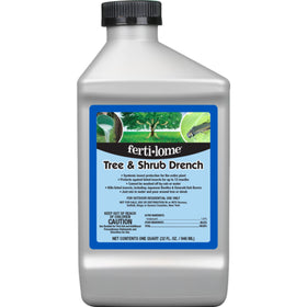 Ferti-Lome Tree & Shrub Drench base pour demonstrates easy around-base application for long-lasting protection.