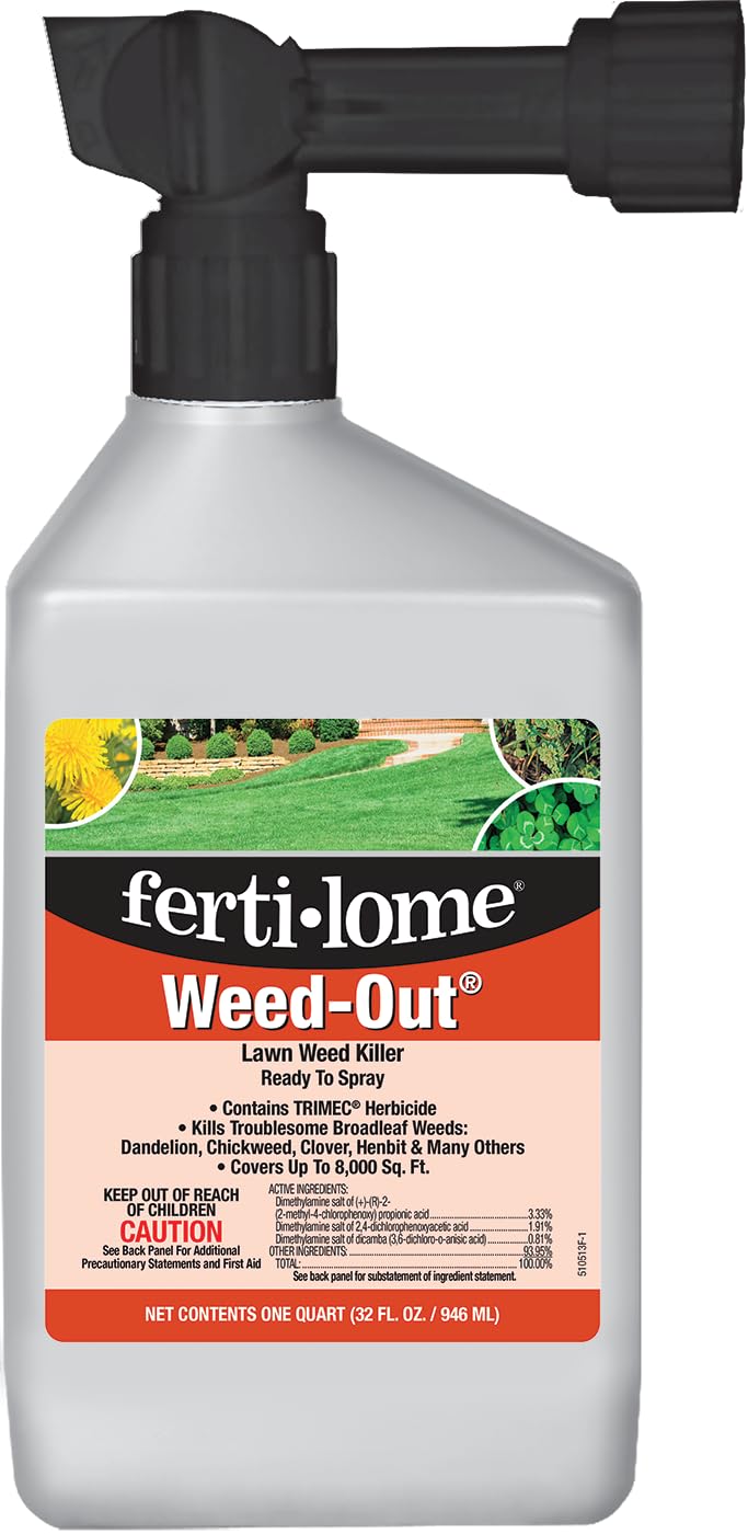 Ferti-lome Weed-Out bottle ready-to-spray lawn weed control.