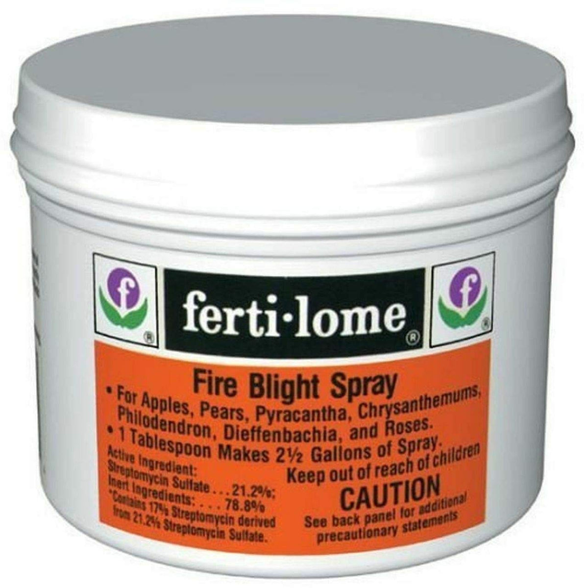 Fertilome Fire Blight Spray bottle demonstrates quick, targeted protection for fruit trees and ornamentals