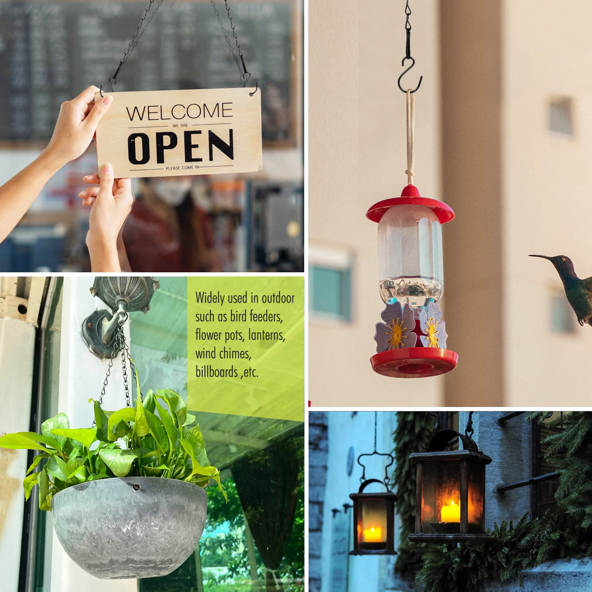 Fetanten sturdy chain kit for indoor and outdoor display setups