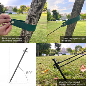 Fetanten ground anchor setup enables stable staking on varied soil types