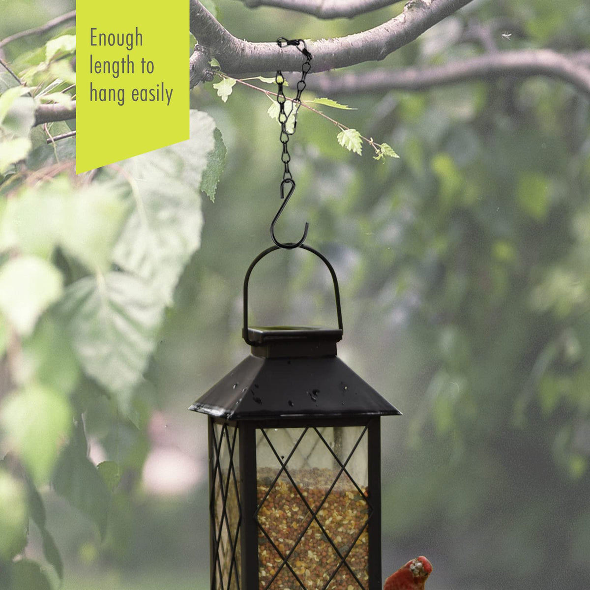 Fetanten decorative chain helps suspend wind chimes, lanterns, or planters