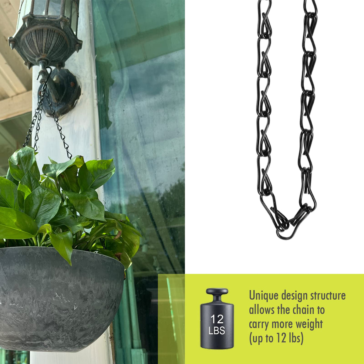 Fetanten weather-resistant iron chain withstands harsh outdoor conditions