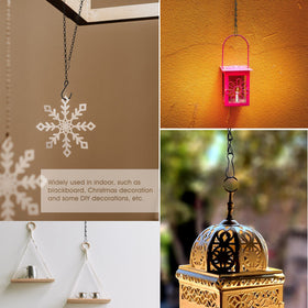 Fetanten multi-use chain suits plants, bird feeders, and decorative displays
