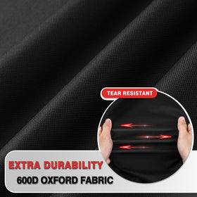 FEVERCOVER double-stitching grill cover helps prevent water seepage and tears.