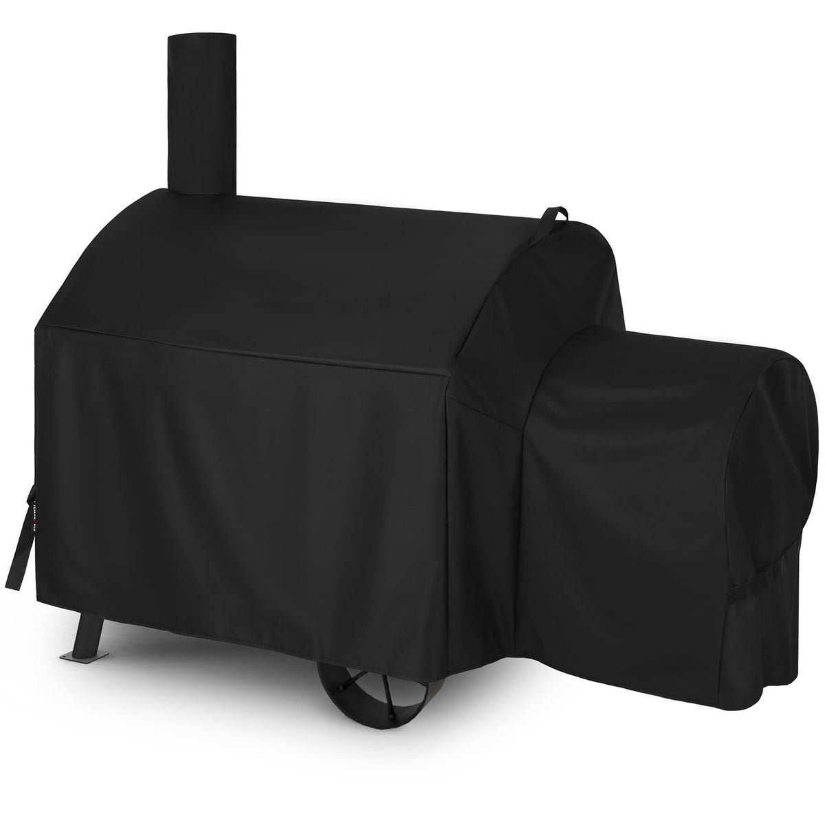FEVERCOVER grill cover on Oklahoma Joe's Longhorn 70-inch, protects from rain and dust.