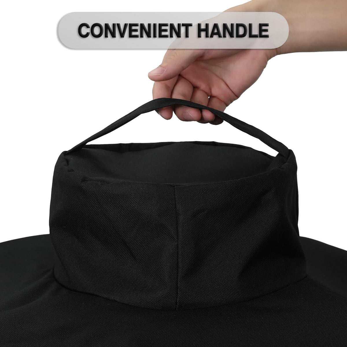 FEVERCOVER waterproof outdoor cover keeps grill protected in rain and snow