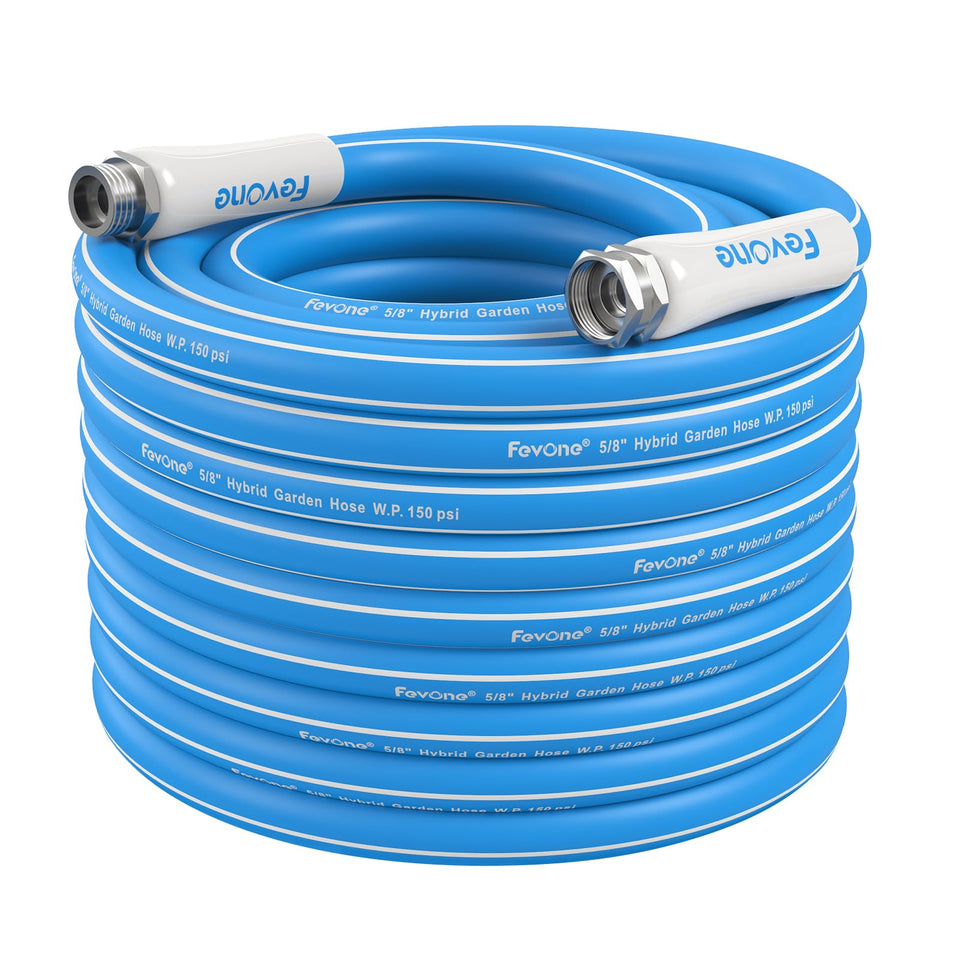 Fevone 75 ft garden hose with kink resistance for steady water flow.