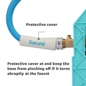 Fevone hose stored neatly after use for compact storage.