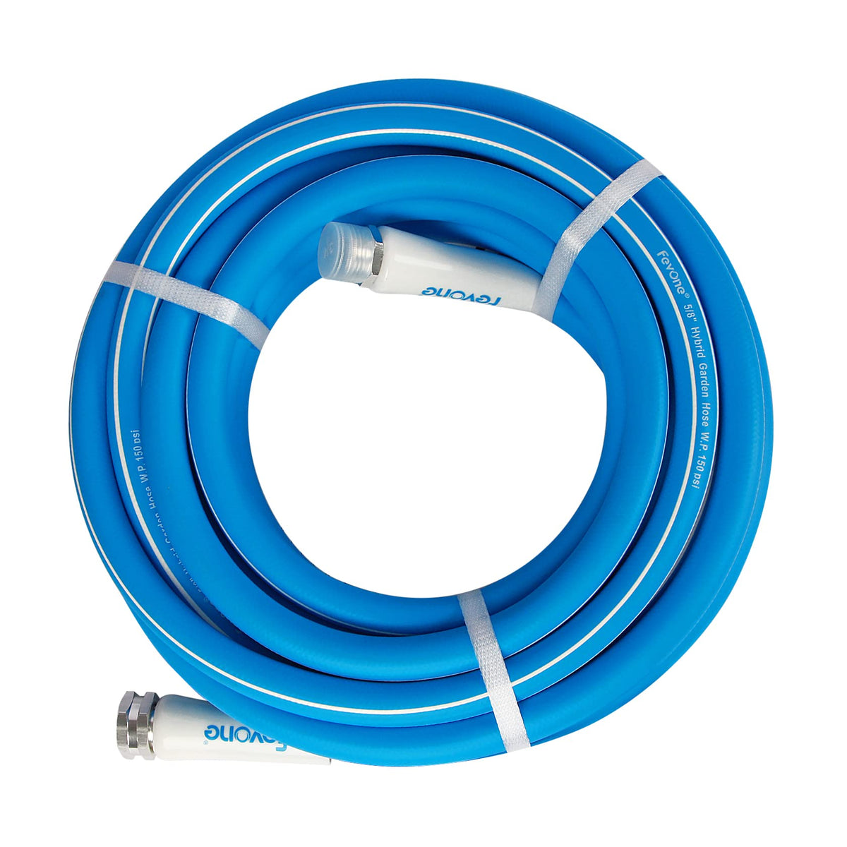 FEVONE Water Hose 35ft kink-resistant ensures steady water flow for lawns and patios.