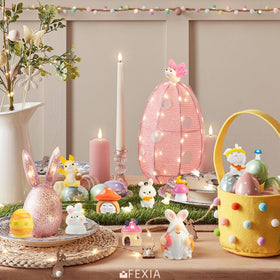 FEXIA charming Easter animals brighten DIY gifts and party favors.