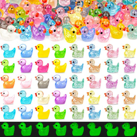 FEXIA glow mini ducks for dark dollhouse scenes and enchanting displays