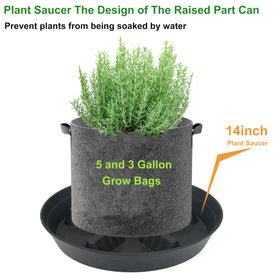 Feyvdzv multi-size tray fits pots from small to large.