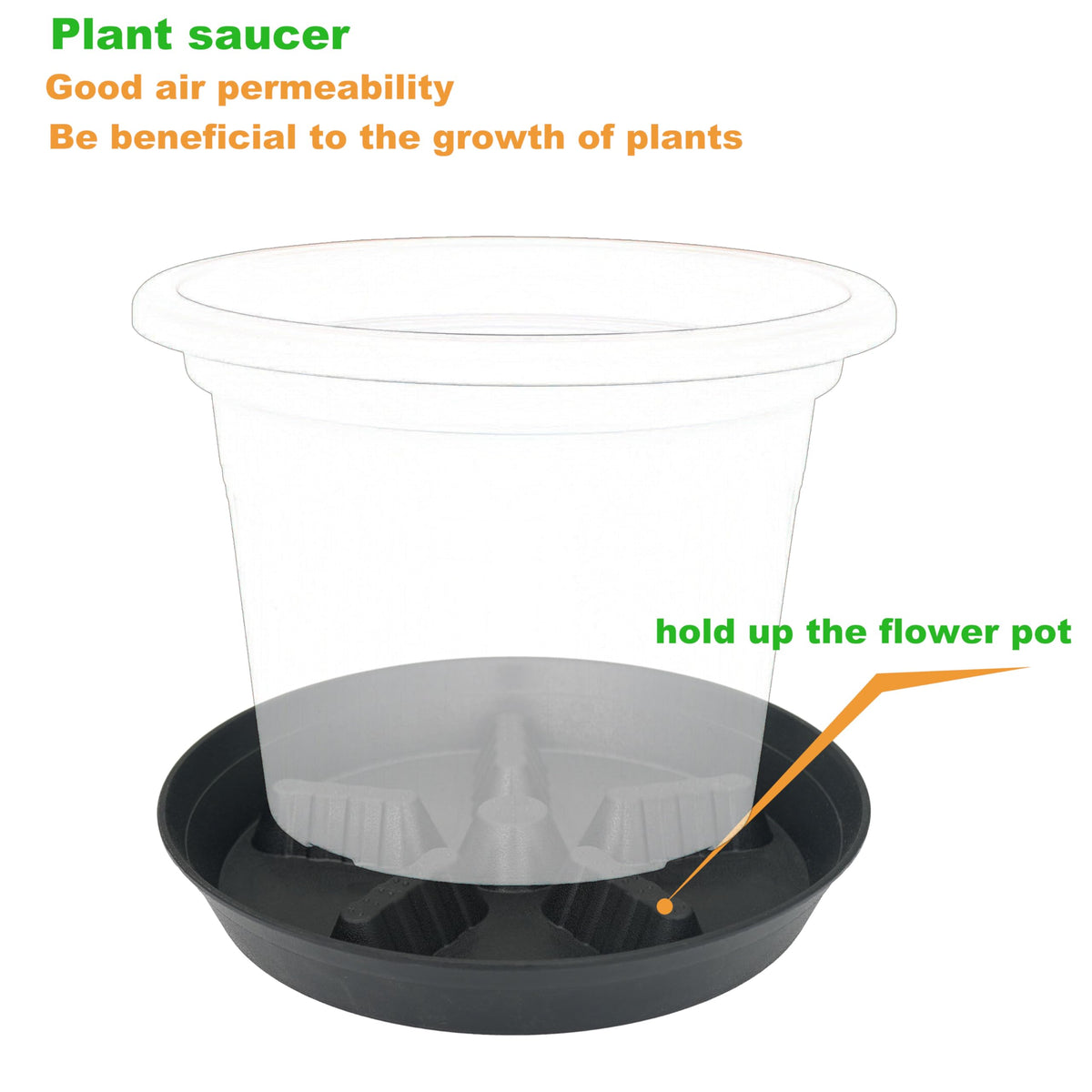Feyvdzv outdoor plant saucer endures weather while shielding patios.