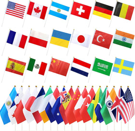 FFILL world flags set USA flag for classroom decor and multicultural events