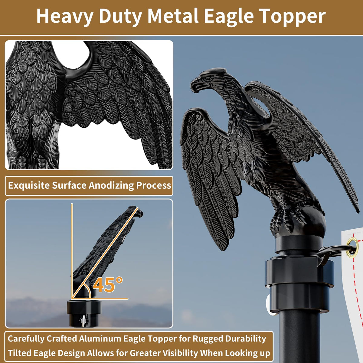 FFILY counterweight base stabilizes the display on flat surfaces