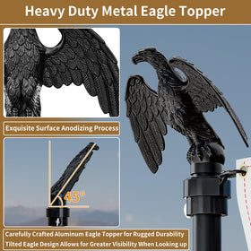 FFILY counterweight base stabilizes the display on flat surfaces