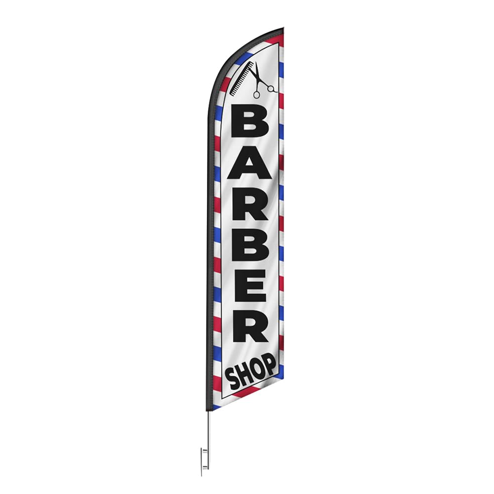 FFN Bright-colored flag delivers high visibility from afar.