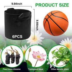 FFNIU durable nonwoven plant bag suitable for aquarium-friendly plant growth.