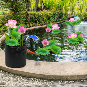 FFNIU six-pack pond pots arranged for versatile pond planting.