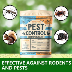 FfordHome pest-control pouches closeup shows peppermint oil scent for repelling pests.