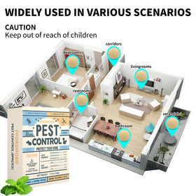 FfordHome Pest Repellent Balls closet or drawer placement offers discreet protection.