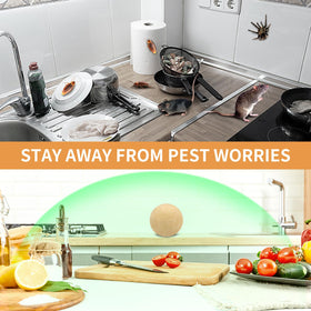 FfordHome Pest Repellent Balls close-up ingredients highlight peppermint oils.