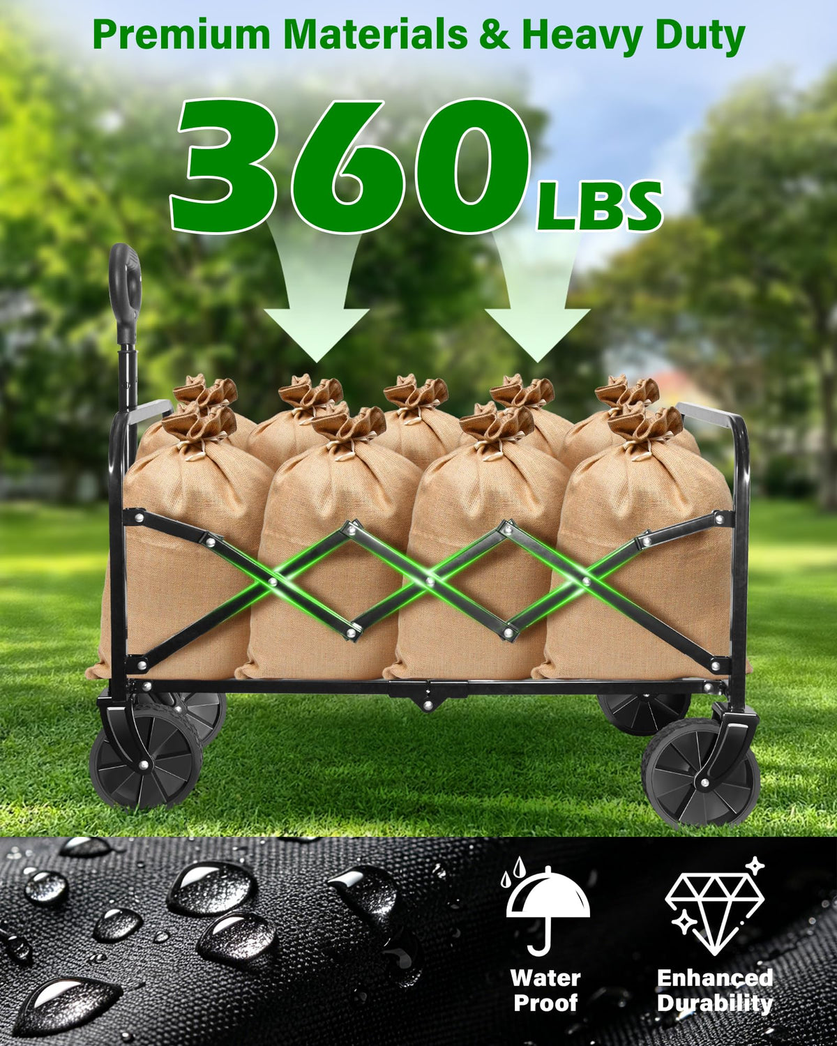 FFQ compact folded size fits trunks and closets.