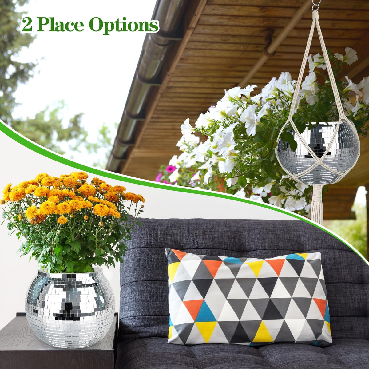 FGBNM 9-inch opening accommodates small plants or herbs beautifully.