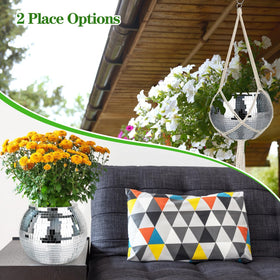 FGBNM 9-inch opening accommodates small plants or herbs beautifully.
