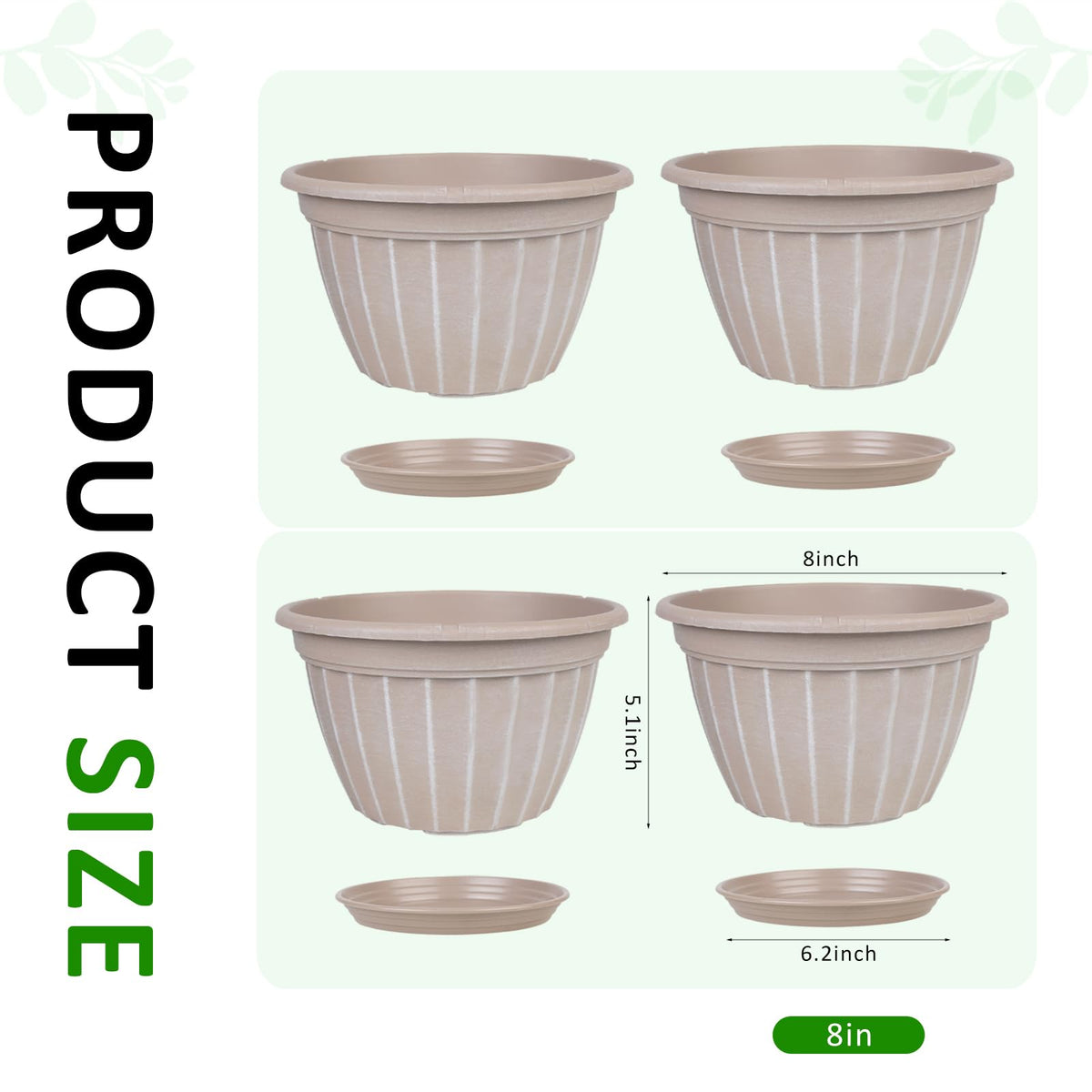 FGstyle indoor-outdoor pots enable versatile placement on windowsills and balconies