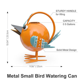 FGYPYLFF bird watering can with curved handle for comfortable, precise watering.