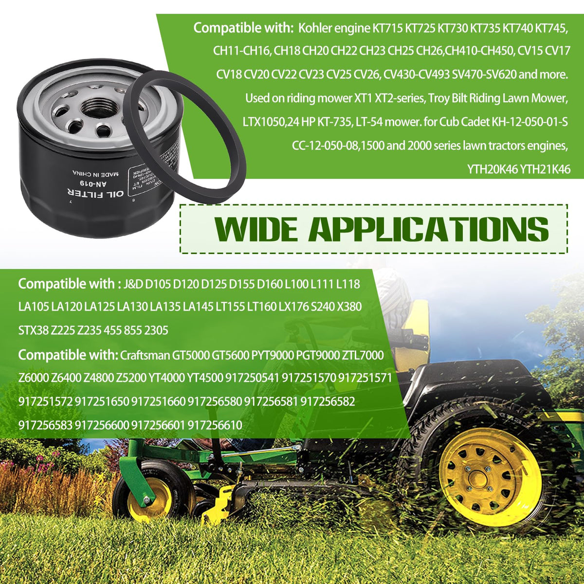 FHSJXR oil filter installation guide image demonstrates straightforward replacement