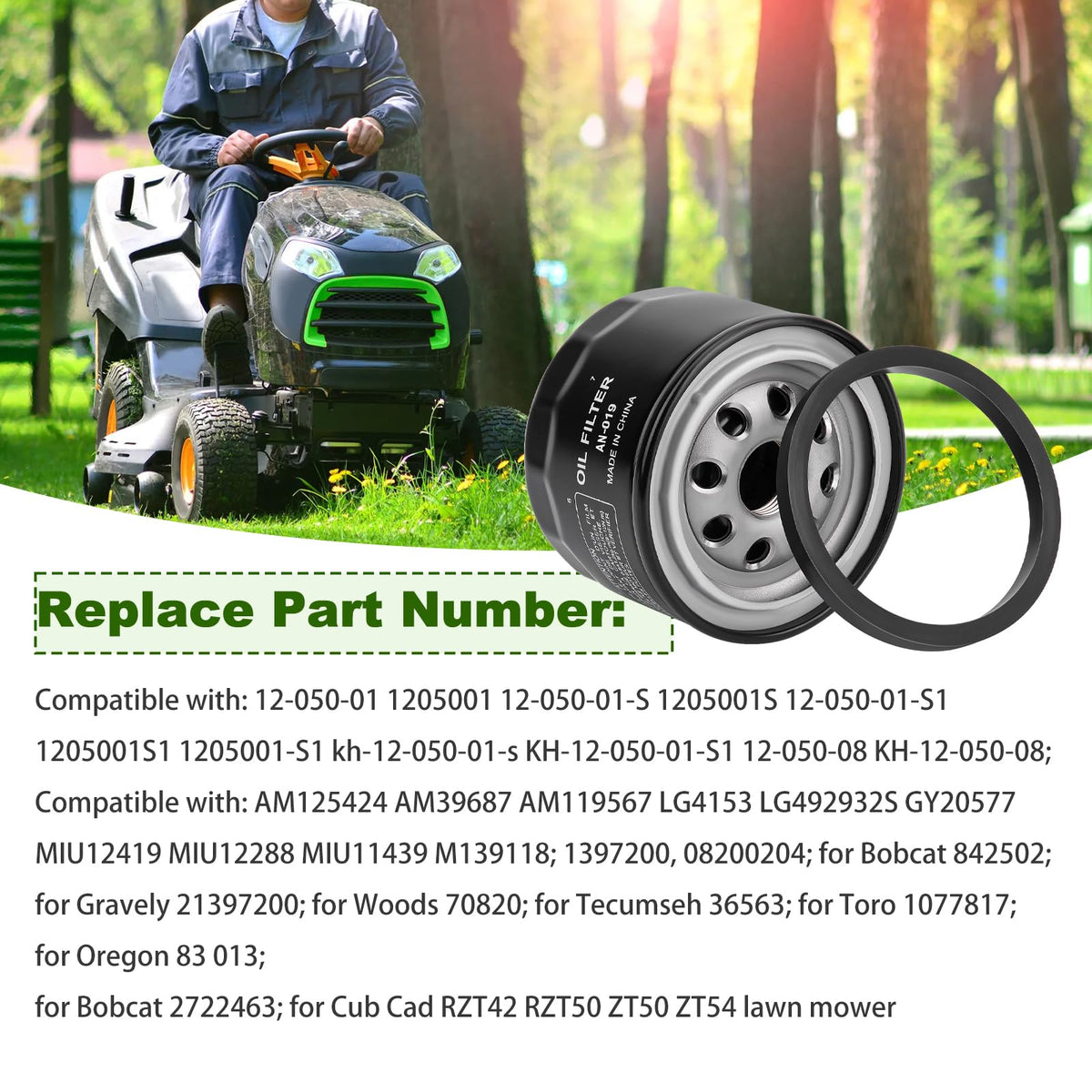 FHSJXR oil filter with synthetic media for efficient filtration and longevity