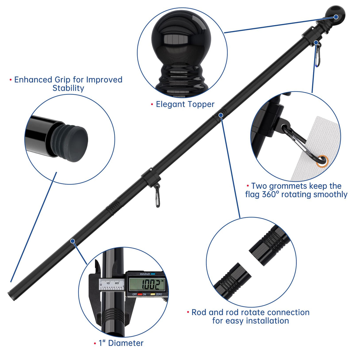 FIASON Tool-free setup and easy storage for quick use