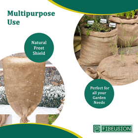 FIBEUSION sacks offer 50-pound capacity for heavier vegetables and grains.