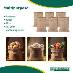 FIBEUSION natural jute is food-safe and eco-friendly for organic gardening.