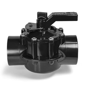 FibroPool 2-way CPVC diverter valve redirects water smoothly across pool equipment.